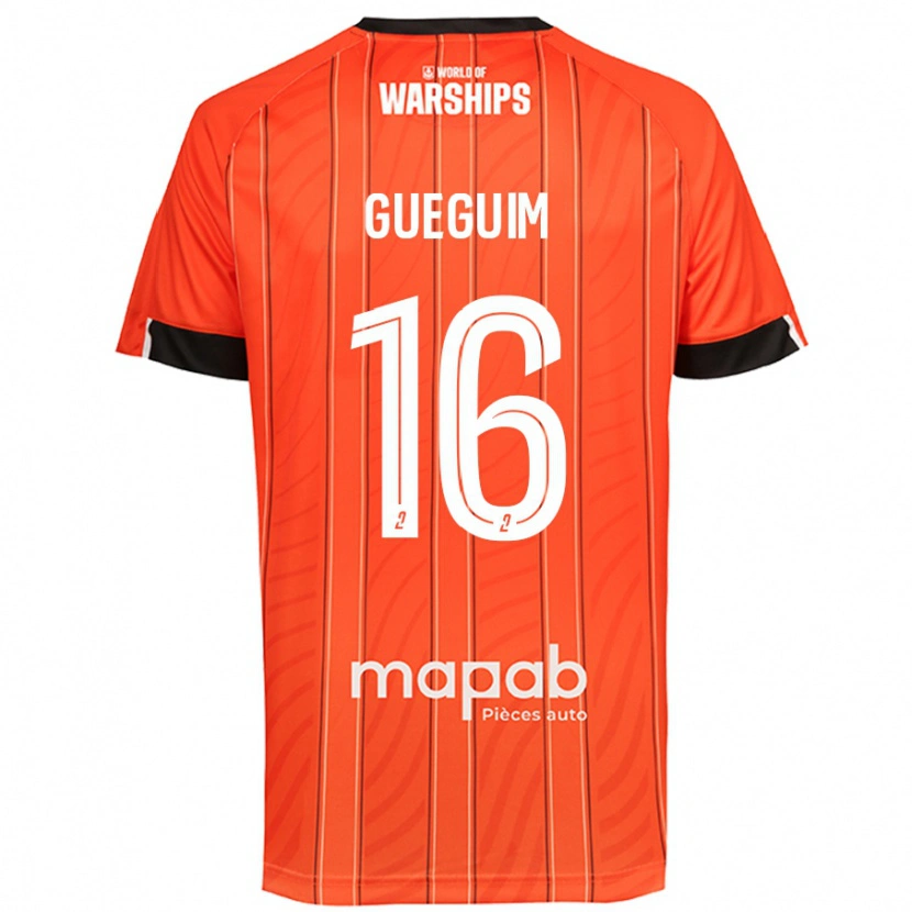 Danxen Damen Guirone Gueguim #16 Orange Heimtrikot Trikot 2024/25 T-Shirt
