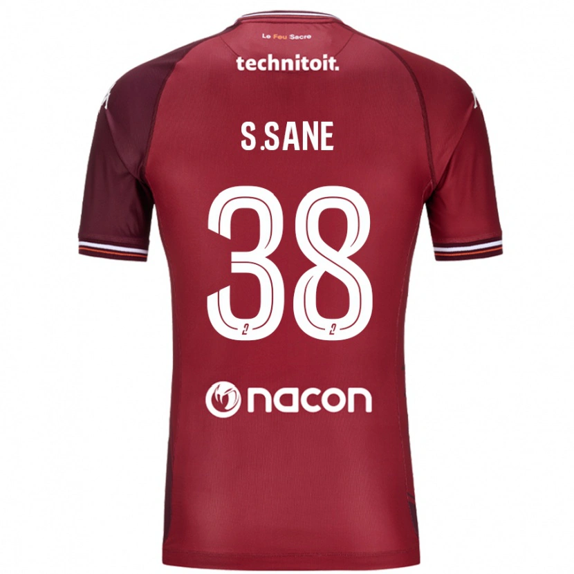 Danxen Damen Sadibou Sané #38 Rot Granata Heimtrikot Trikot 2024/25 T-Shirt