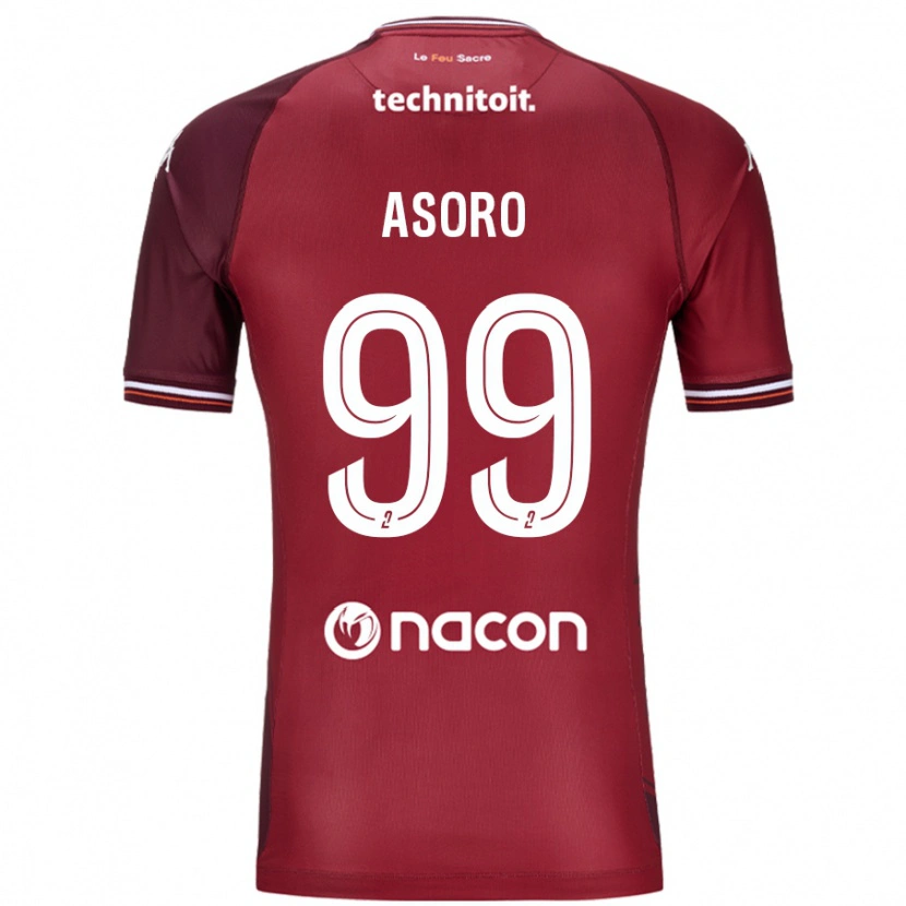 Danxen Damen Joel Asoro #99 Rot Granata Heimtrikot Trikot 2024/25 T-Shirt