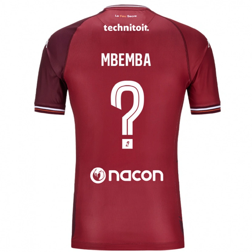 Danxen Damen Abdallah Mbemba #0 Rot Granata Heimtrikot Trikot 2024/25 T-Shirt