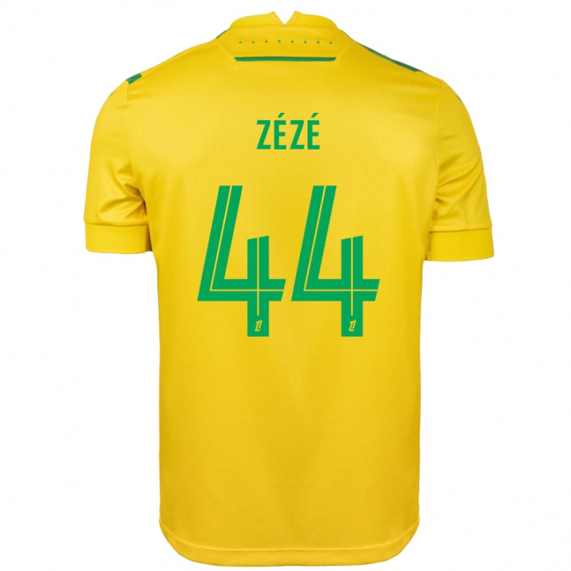 Danxen Damen Nathan Zézé #44 Gelb Grün Heimtrikot Trikot 2024/25 T-Shirt