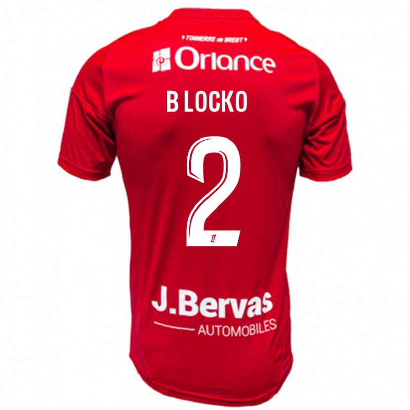 Danxen Damen Bradley Locko #2 Rot Weiß Heimtrikot Trikot 2024/25 T-Shirt