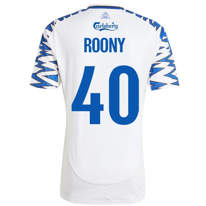 Danxen Damen Roony Bardghji #40 Weiß Himmelblau Heimtrikot Trikot 2024/25 T-Shirt
