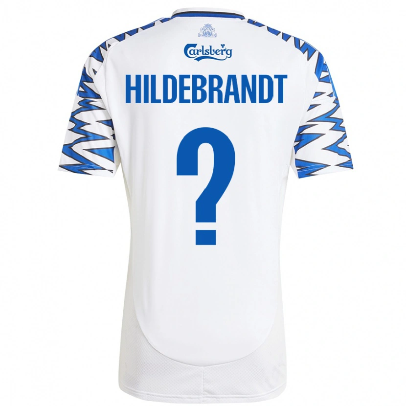 Danxen Damen Sylvester Hildebrandt #0 Weiß Himmelblau Heimtrikot Trikot 2024/25 T-Shirt