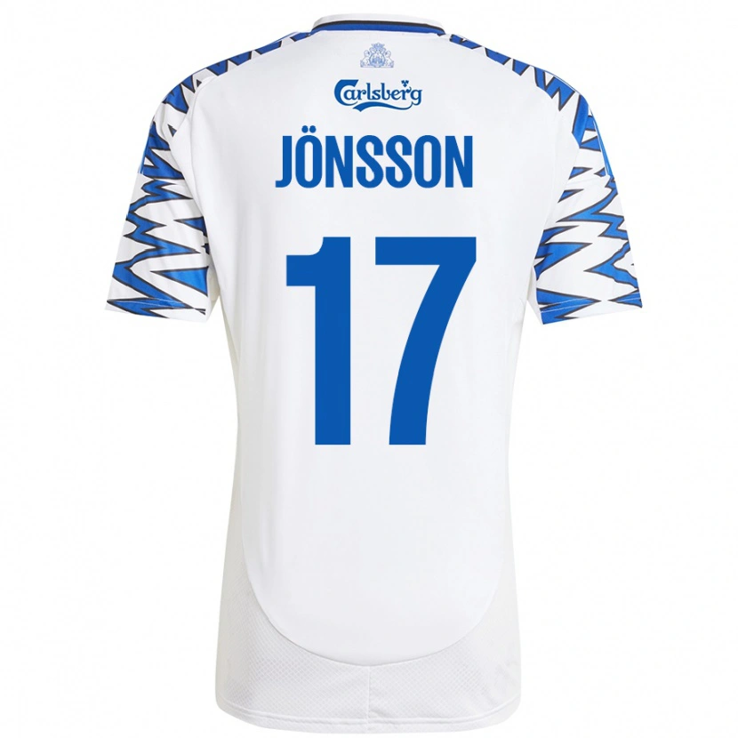Danxen Damen Neo Jönsson #17 Weiß Himmelblau Heimtrikot Trikot 2024/25 T-Shirt