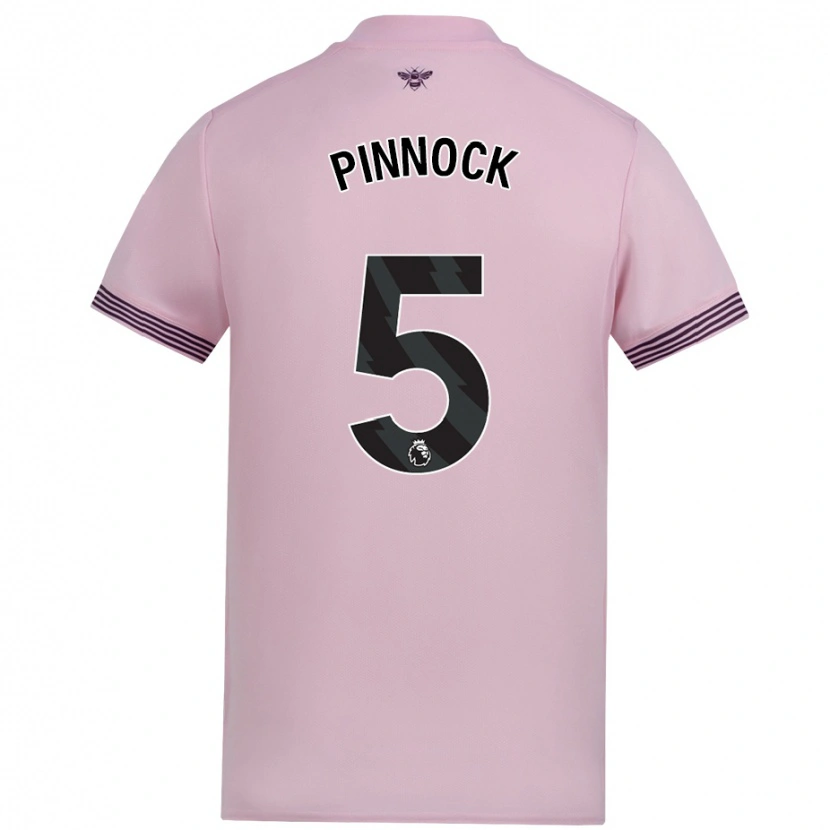 Danxen Damen Ethan Pinnock #5 Rosa Auswärtstrikot Trikot 2024/25 T-Shirt