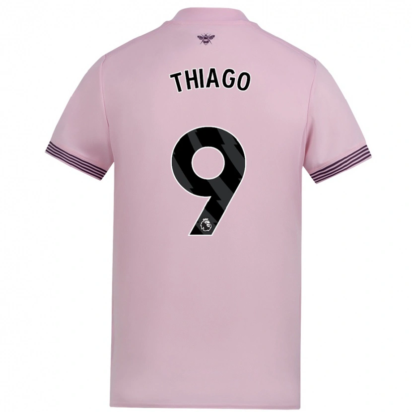 Danxen Damen Igor Thiago #9 Rosa Auswärtstrikot Trikot 2024/25 T-Shirt