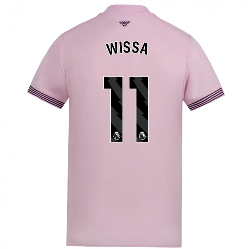 Danxen Damen Yoane Wissa #11 Rosa Auswärtstrikot Trikot 2024/25 T-Shirt