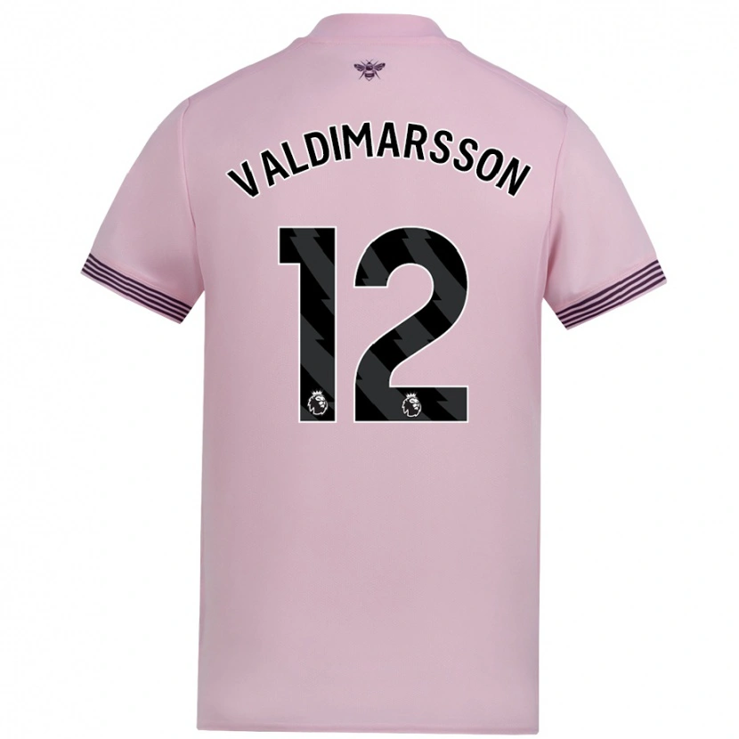 Danxen Damen Hákon Rafn Valdimarsson #12 Rosa Auswärtstrikot Trikot 2024/25 T-Shirt