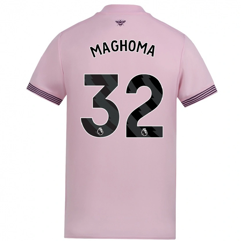 Danxen Damen Paris Maghoma #32 Rosa Auswärtstrikot Trikot 2024/25 T-Shirt