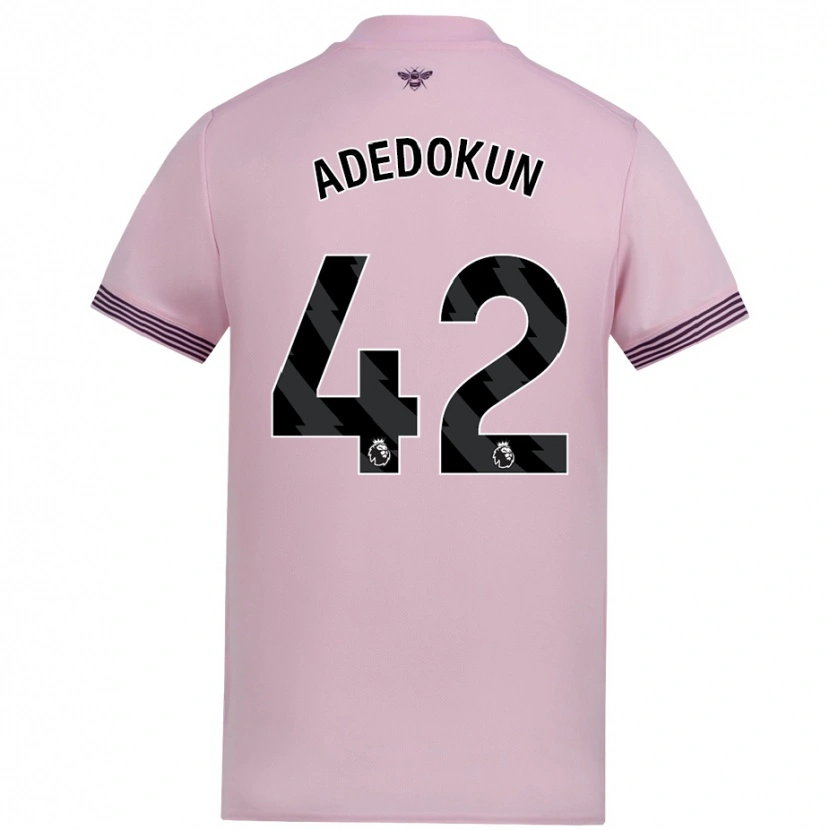 Danxen Damen Val Adedokun #42 Rosa Auswärtstrikot Trikot 2024/25 T-Shirt
