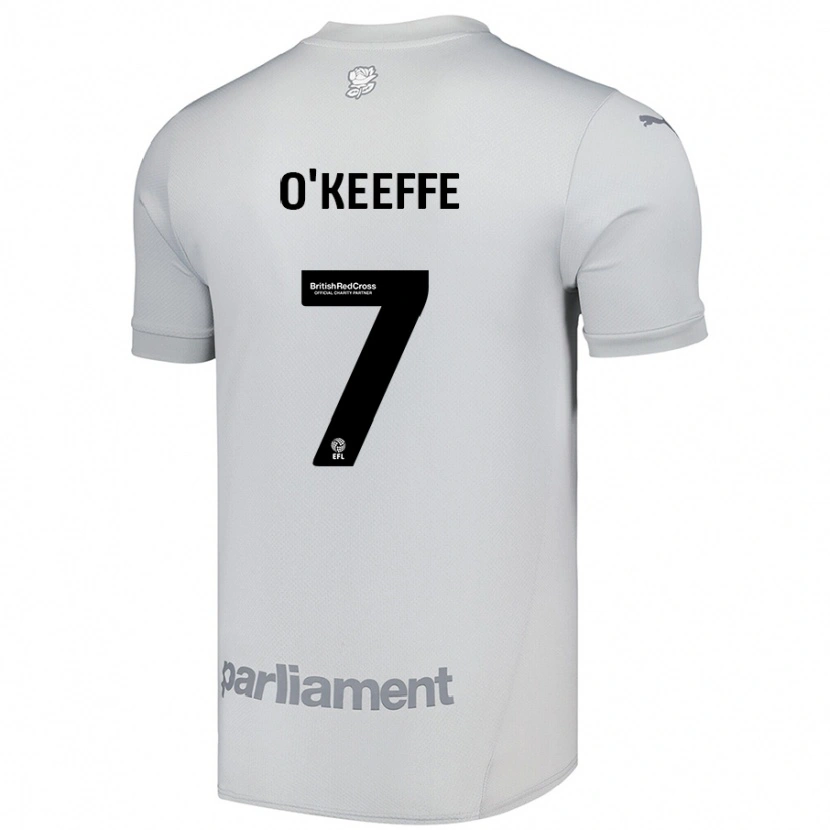 Danxen Damen Corey O'keeffe #7 Silbergrau Auswärtstrikot Trikot 2024/25 T-Shirt