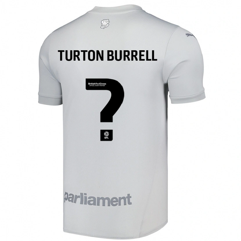 Danxen Damen Melissa Turton-Burrell #0 Silbergrau Auswärtstrikot Trikot 2024/25 T-Shirt