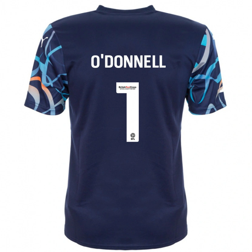 Danxen Damen Richard O'donnell #1 Marineblau Auswärtstrikot Trikot 2024/25 T-Shirt
