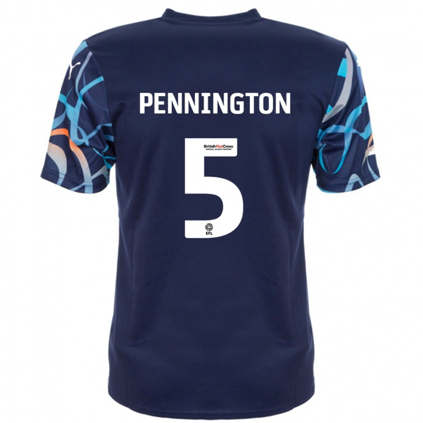 Danxen Damen Matthew Pennington #5 Marineblau Auswärtstrikot Trikot 2024/25 T-Shirt