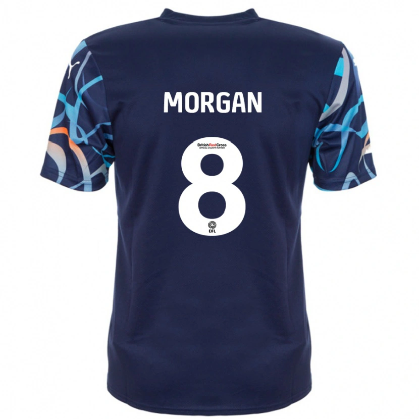 Danxen Damen Albie Morgan #8 Marineblau Auswärtstrikot Trikot 2024/25 T-Shirt