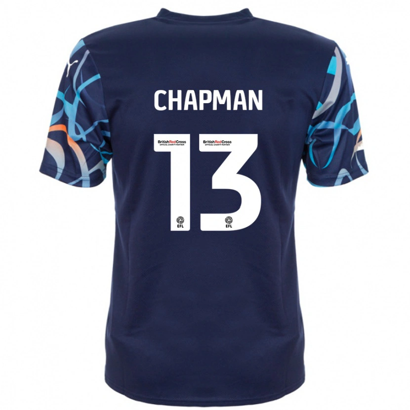Danxen Damen Mackenzie Chapman #13 Marineblau Auswärtstrikot Trikot 2024/25 T-Shirt