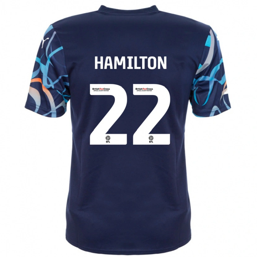 Danxen Damen Cj Hamilton #22 Marineblau Auswärtstrikot Trikot 2024/25 T-Shirt