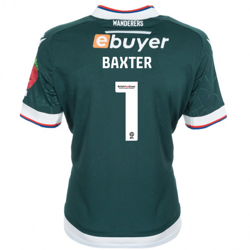 Danxen Damen Nathan Baxter #1 Dunkelgrün Auswärtstrikot Trikot 2024/25 T-Shirt