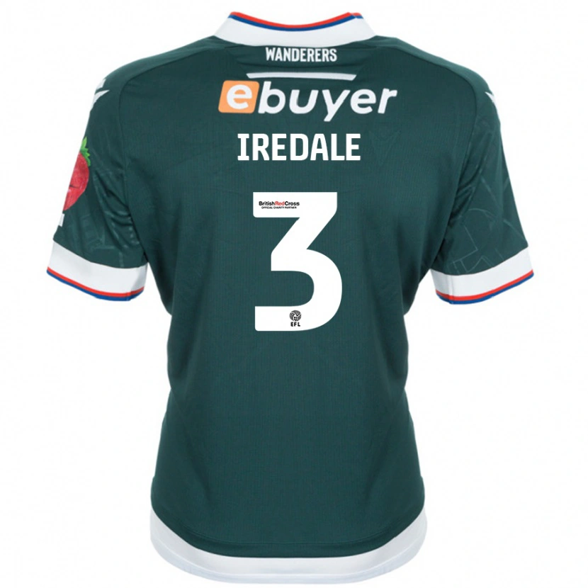 Danxen Damen Jack Iredale #3 Dunkelgrün Auswärtstrikot Trikot 2024/25 T-Shirt