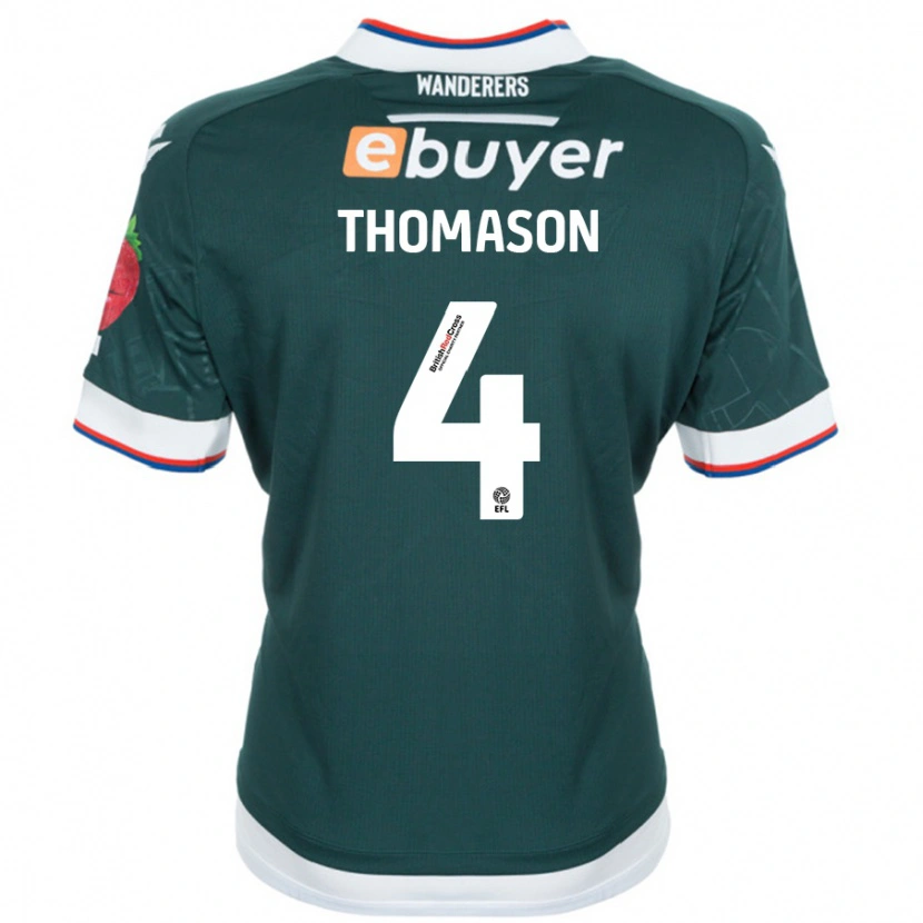Danxen Damen George Thomason #4 Dunkelgrün Auswärtstrikot Trikot 2024/25 T-Shirt