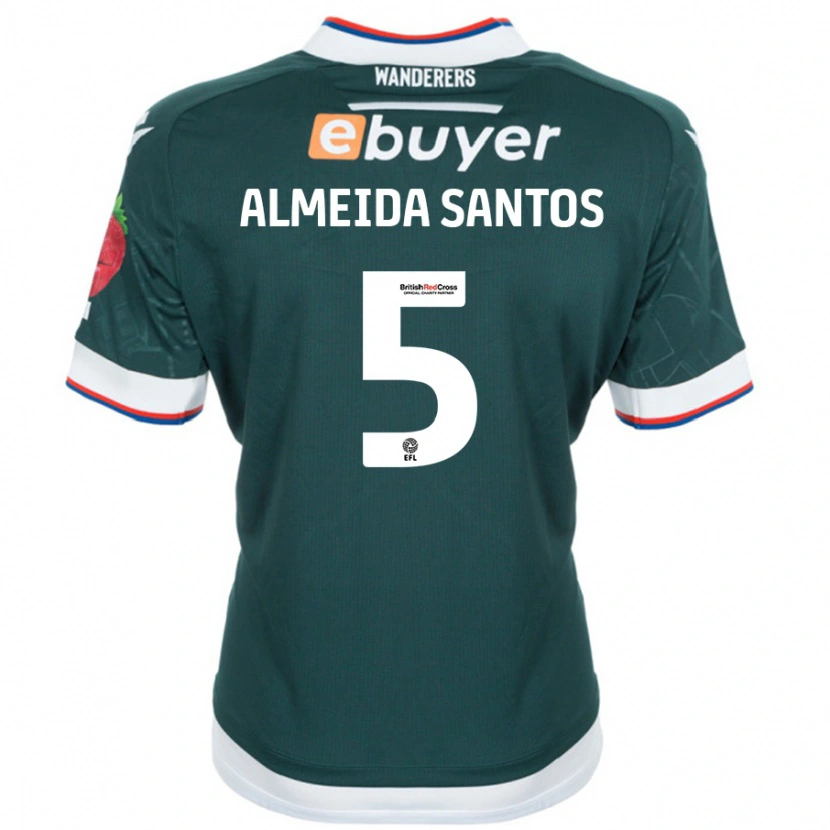 Danxen Damen Ricardo Santos #5 Dunkelgrün Auswärtstrikot Trikot 2024/25 T-Shirt