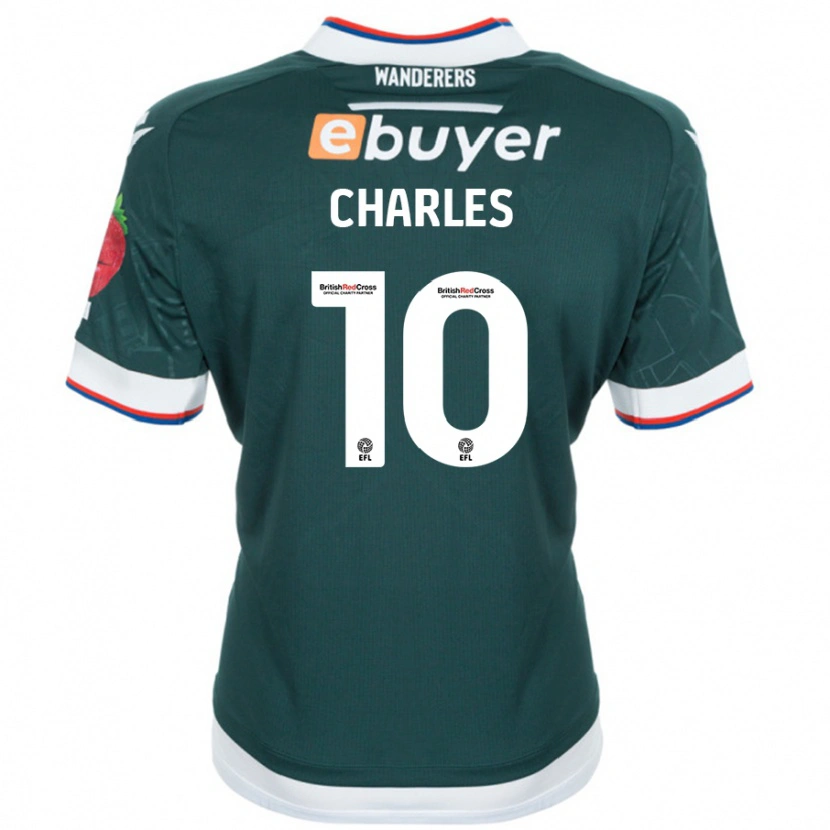 Danxen Damen Dion Charles #10 Dunkelgrün Auswärtstrikot Trikot 2024/25 T-Shirt
