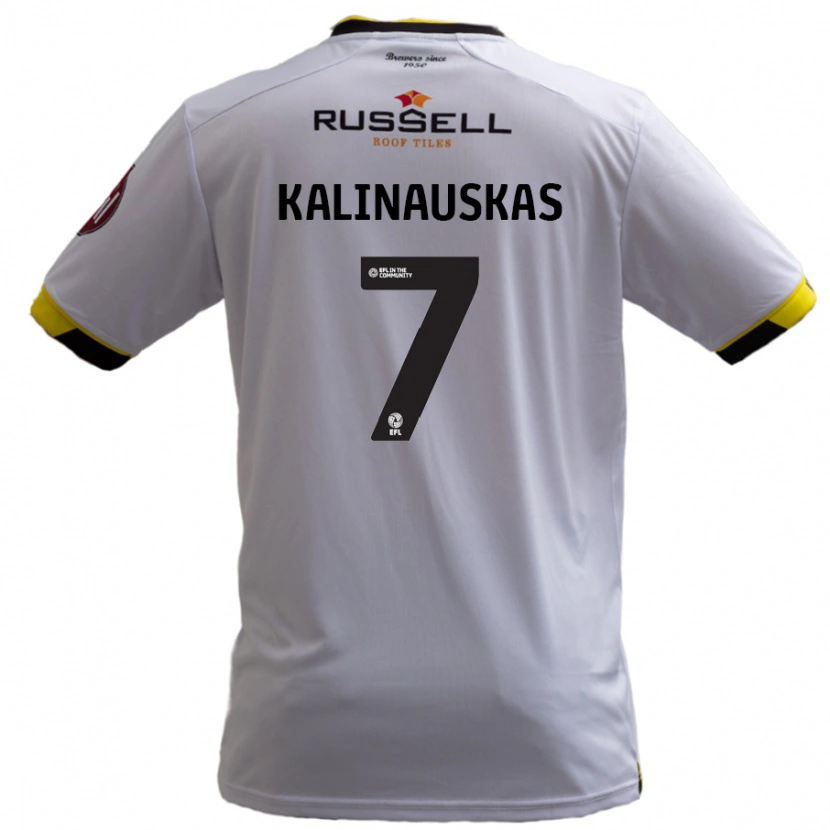 Danxen Damen Tomas Kalinauskas #7 Weiß Auswärtstrikot Trikot 2024/25 T-Shirt