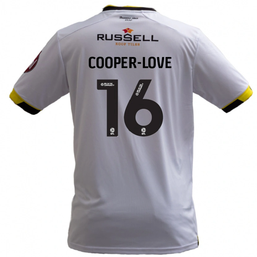 Danxen Damen Jack Cooper-Love #16 Weiß Auswärtstrikot Trikot 2024/25 T-Shirt