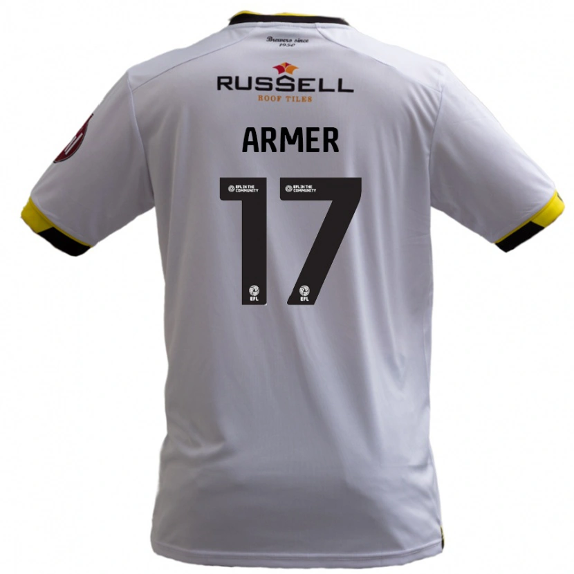 Danxen Damen Jack Armer #17 Weiß Auswärtstrikot Trikot 2024/25 T-Shirt