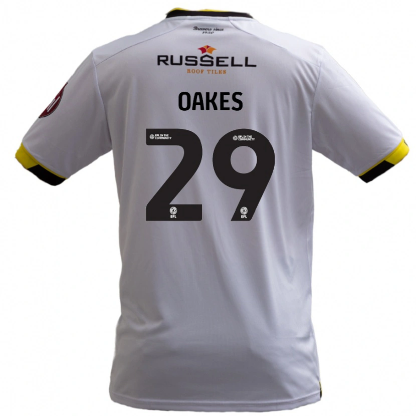 Danxen Damen Toby Oakes #29 Weiß Auswärtstrikot Trikot 2024/25 T-Shirt
