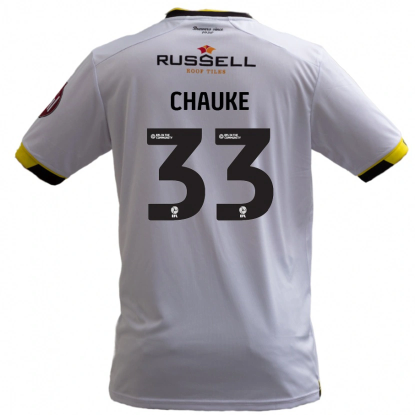 Danxen Damen Kgaogelo Chauke #33 Weiß Auswärtstrikot Trikot 2024/25 T-Shirt