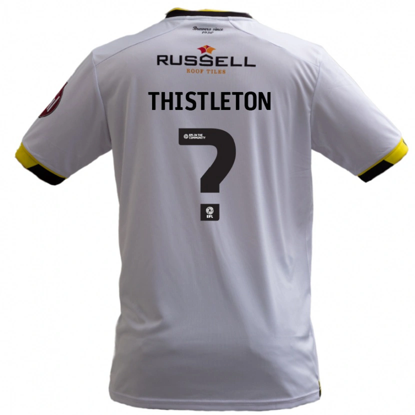Danxen Damen Bodi Thistleton #0 Weiß Auswärtstrikot Trikot 2024/25 T-Shirt