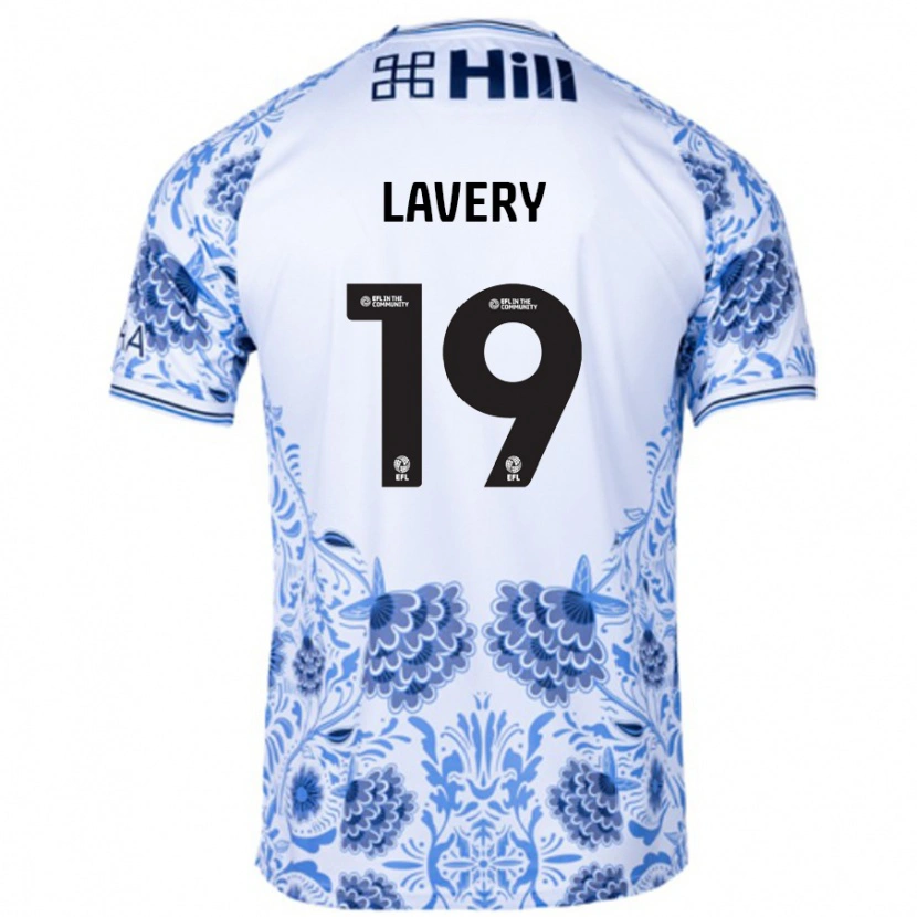 Danxen Damen Shayne Lavery #19 Weiß Blau Auswärtstrikot Trikot 2024/25 T-Shirt