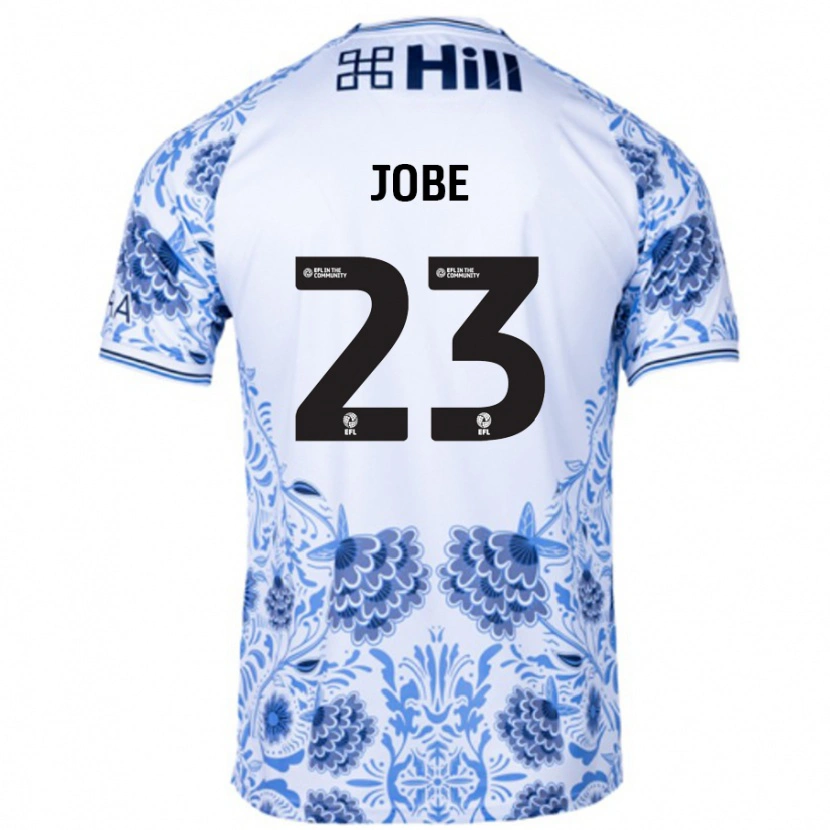 Danxen Damen Mamadou Jobe #23 Weiß Blau Auswärtstrikot Trikot 2024/25 T-Shirt