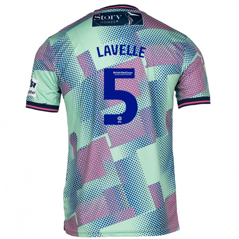 Danxen Damen Sam Lavelle #5 Grün Auswärtstrikot Trikot 2024/25 T-Shirt