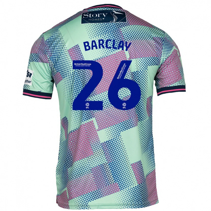 Danxen Damen Ben Barclay #26 Grün Auswärtstrikot Trikot 2024/25 T-Shirt