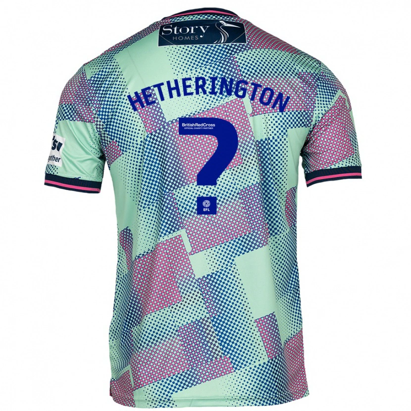 Danxen Damen Sam Hetherington #0 Grün Auswärtstrikot Trikot 2024/25 T-Shirt