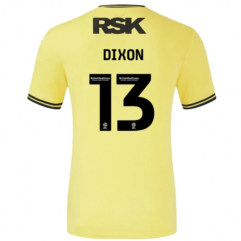 Danxen Damen Kaheim Dixon #13 Gelb Schwarz Auswärtstrikot Trikot 2024/25 T-Shirt