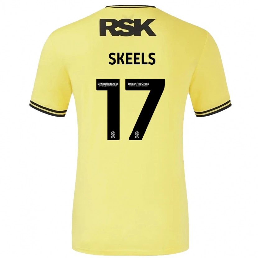 Danxen Damen Kiera Skeels #17 Gelb Schwarz Auswärtstrikot Trikot 2024/25 T-Shirt