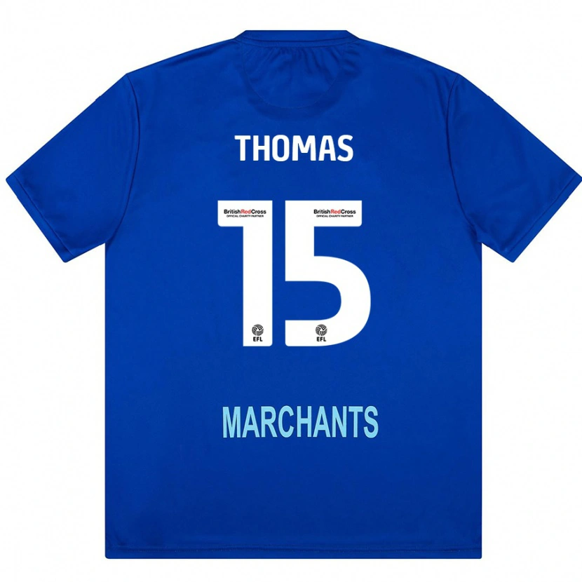 Danxen Damen Jordan Thomas #15 Grün Auswärtstrikot Trikot 2024/25 T-Shirt