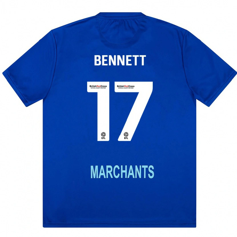 Danxen Damen Scot Bennett #17 Grün Auswärtstrikot Trikot 2024/25 T-Shirt