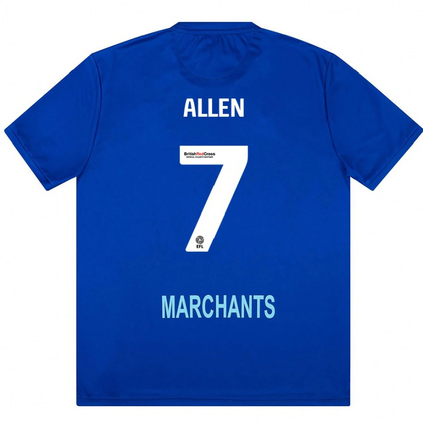 Danxen Damen Emily Allen #7 Grün Auswärtstrikot Trikot 2024/25 T-Shirt