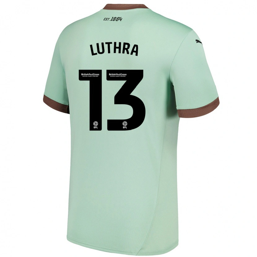 Danxen Damen Rohan Luthra #13 Blassgrün Auswärtstrikot Trikot 2024/25 T-Shirt
