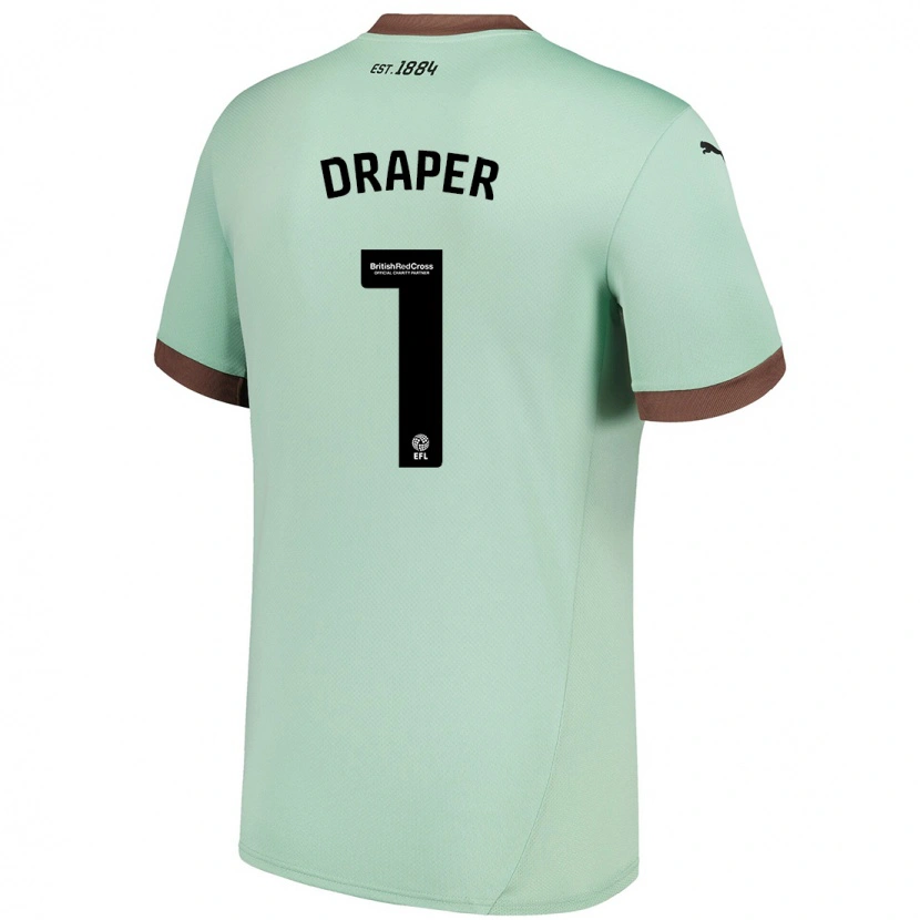 Danxen Damen Anna Draper #1 Blassgrün Auswärtstrikot Trikot 2024/25 T-Shirt