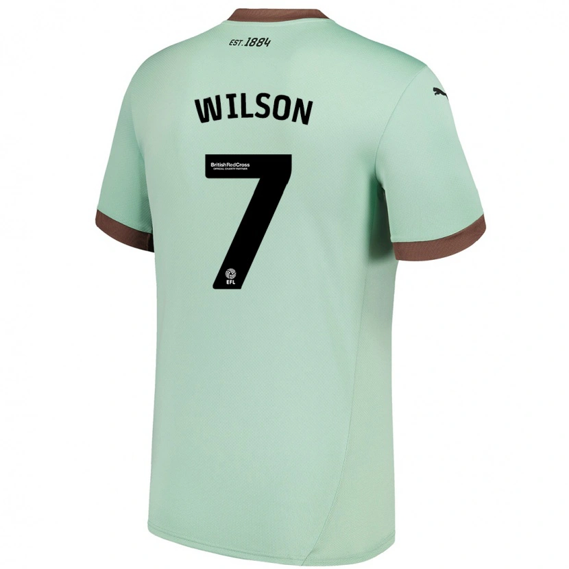 Danxen Damen Emelia Wilson #7 Blassgrün Auswärtstrikot Trikot 2024/25 T-Shirt