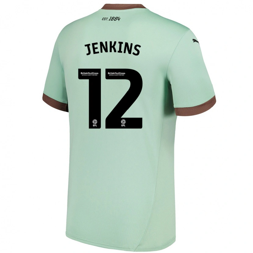 Danxen Damen Camille Jenkins #12 Blassgrün Auswärtstrikot Trikot 2024/25 T-Shirt