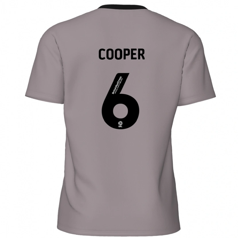 Danxen Damen Brandon Cooper #6 Grau Auswärtstrikot Trikot 2024/25 T-Shirt