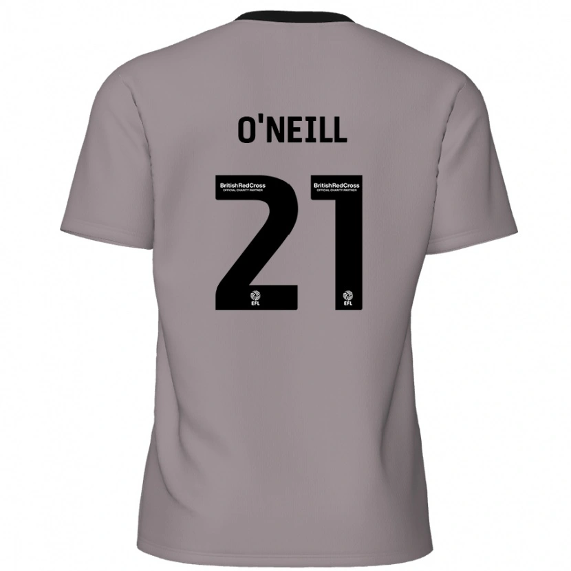 Danxen Damen Ollie O'neill #21 Grau Auswärtstrikot Trikot 2024/25 T-Shirt