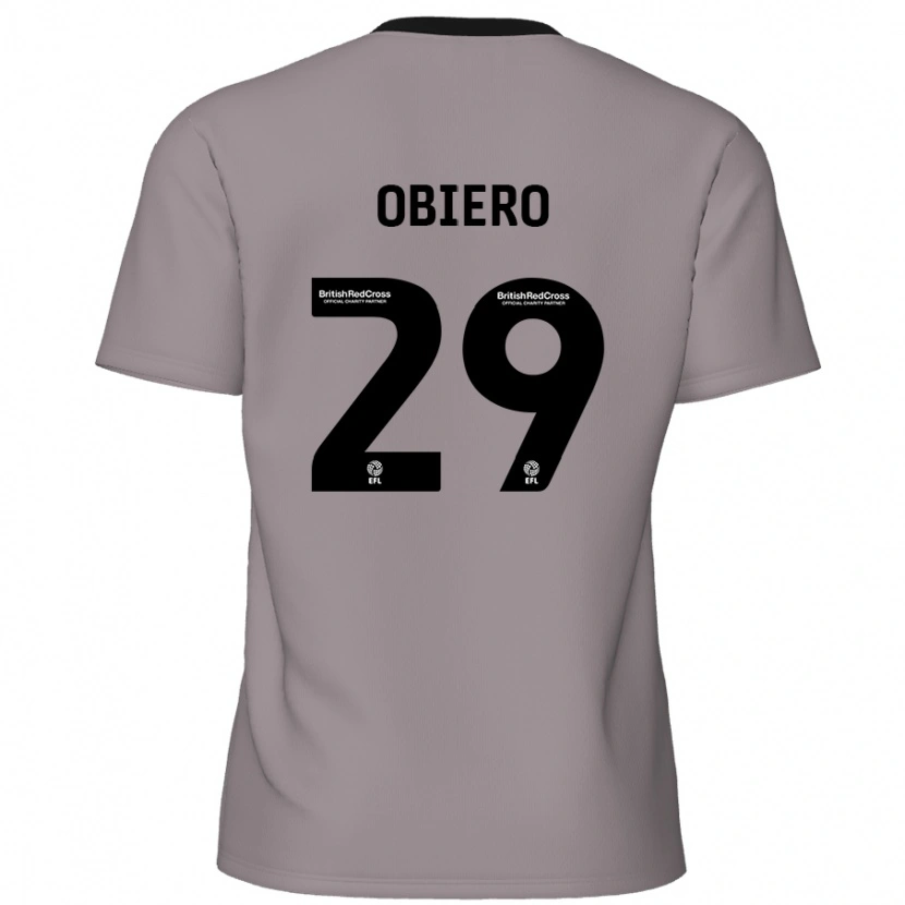 Danxen Damen Zech Obiero #29 Grau Auswärtstrikot Trikot 2024/25 T-Shirt